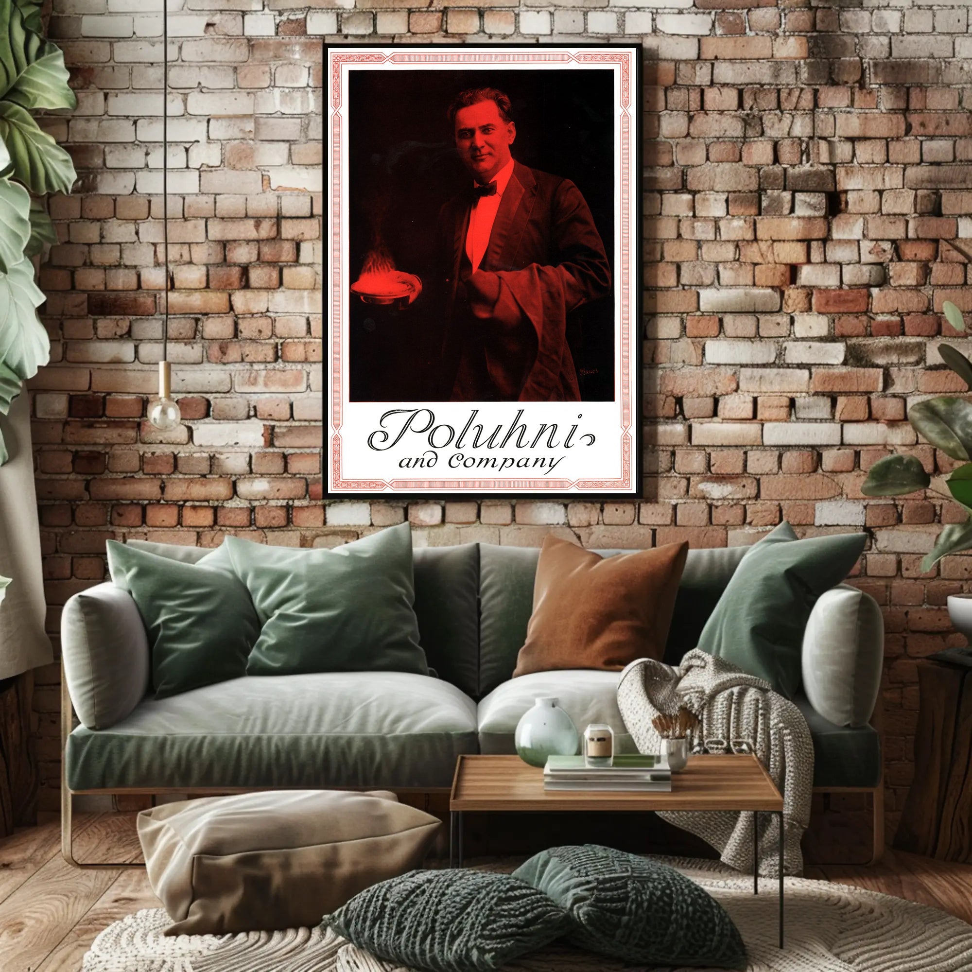 Vintage Magician Illusionist Performance Poster: Cultural or Heritage Poster