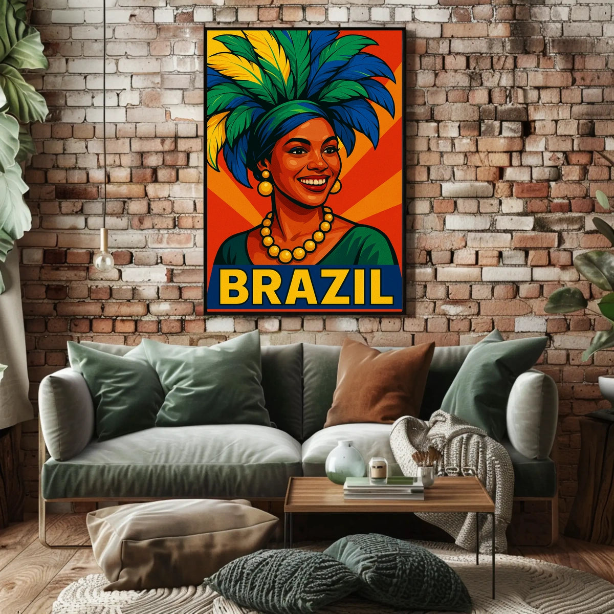 Vibrant Brazil Celebration Poster