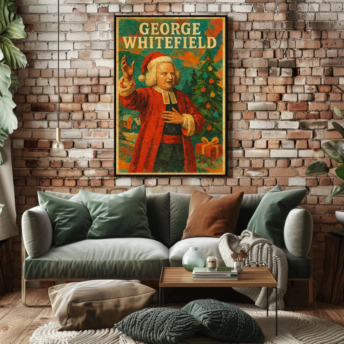 George Whitefield Festive Attire Historical or Presidential Poster
