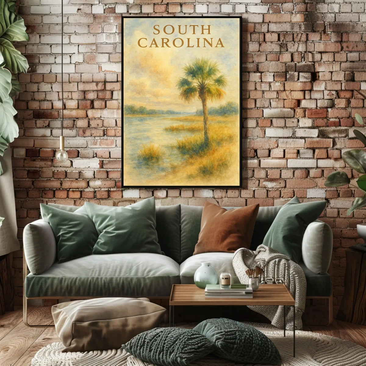 South Carolina Landscape Poster