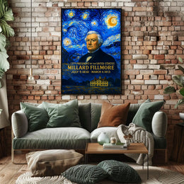 Millard Fillmore 13th President of the United States Presidential Masterpiece Series Poster