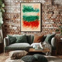 Abstract Watercolor Expression Abstract Poster