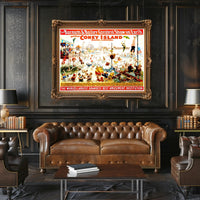 The Great Coney Island Water Carnival Poster