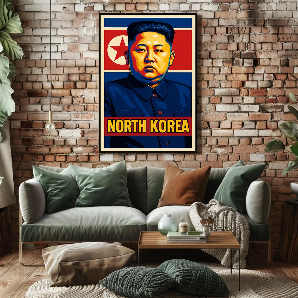 North Korea Leader Poster