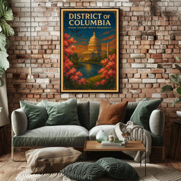 District Of Columbia Poster For History Lovers Modernity