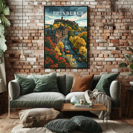 Autumn in Edinburgh Poster