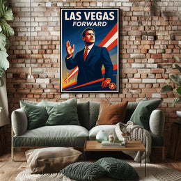 Las Vegas Forward Poster PosterGoat
