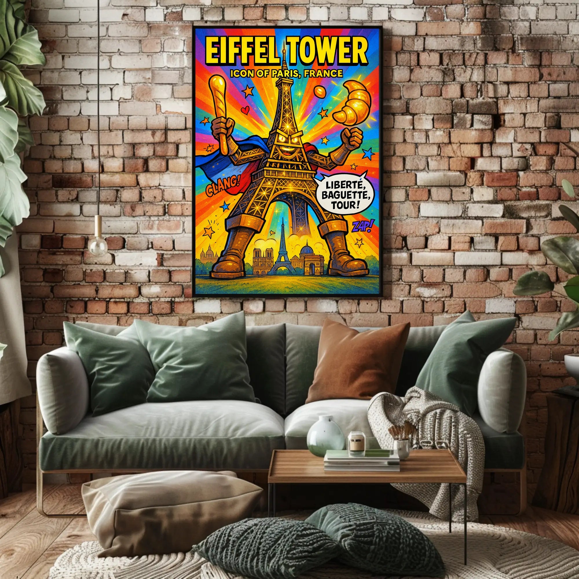 Eiffel Tower Iconic Paris Persona Poster