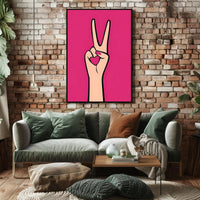 Peace and Love Poster
