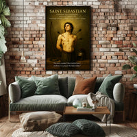 Saint Sebastian Resilience and Martyrdom Poster PosterGoat