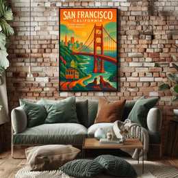 San Francisco Where Dreams Meet Poster