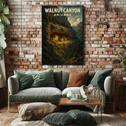 Walnut Canyon, Arizona Poster