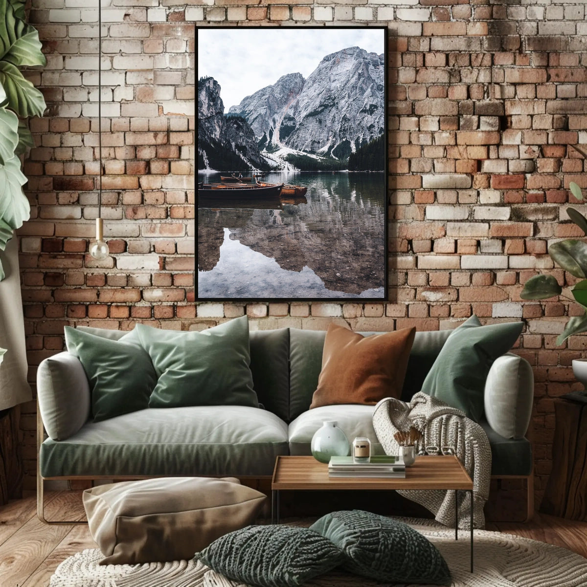 Tranquil Mountain Lake Poster