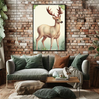 Majestic Deer In The Wild Poster