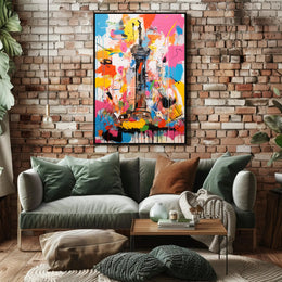 Vibrant Tower Poster