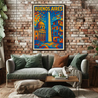 Buenos Aires Mosaic Poster