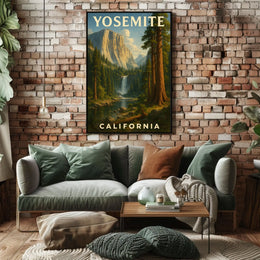Yosemite National Park California Poster