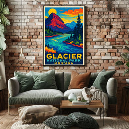 Glacier National Park Montana Poster