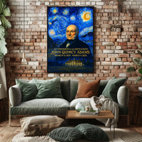 John Quincy Adams 6th President of the United States Presidential Masterpiece Series Poster
