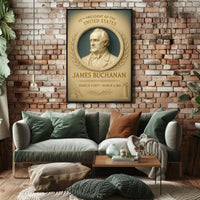 James Buchanan 15Th President Poster