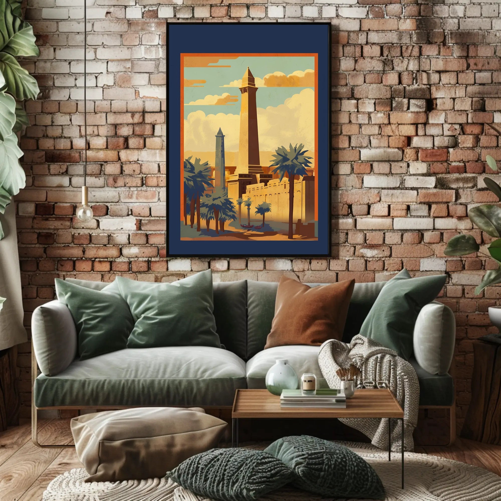 Ancient Egyptian Landscape Poster
