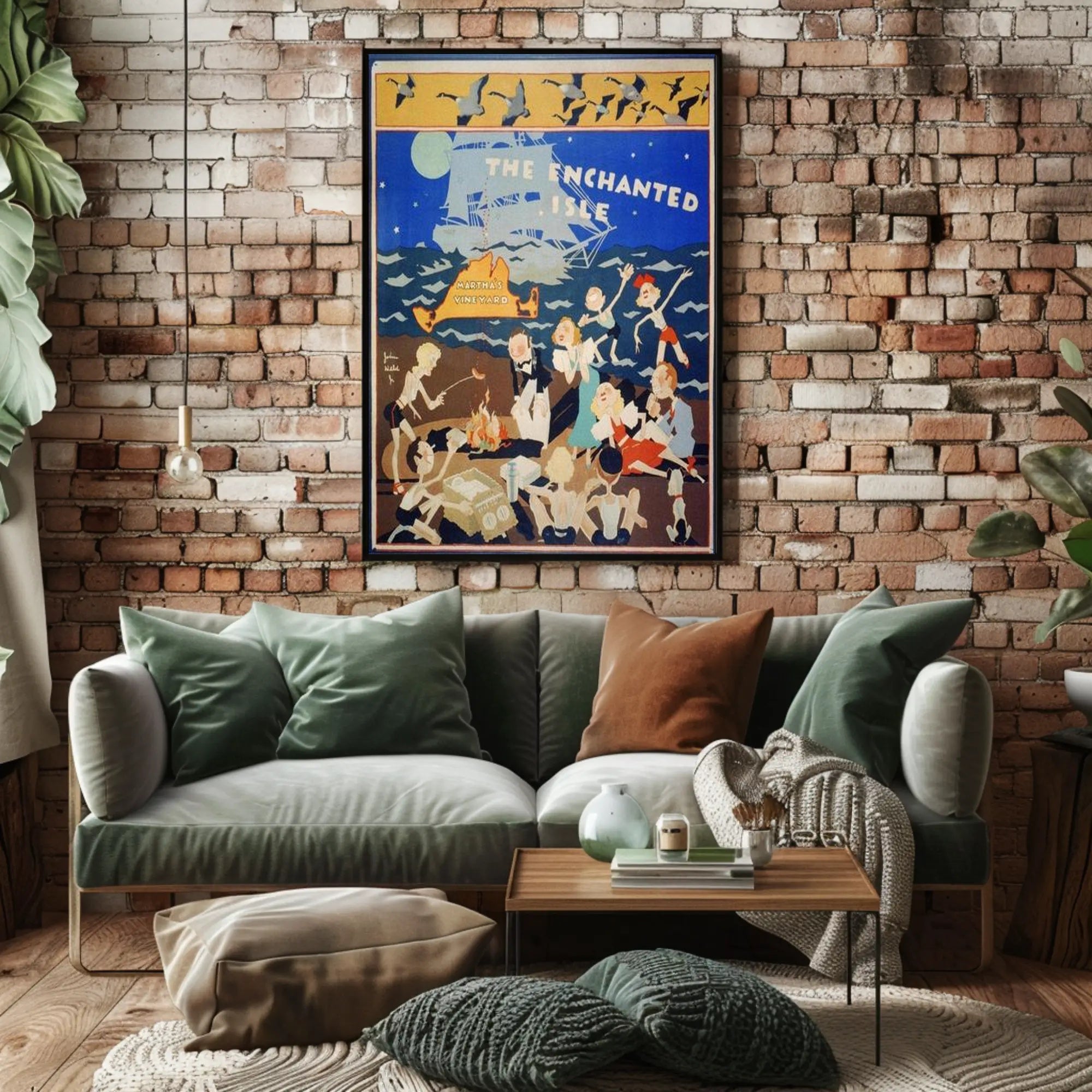 The Enchanted Isle of Martha's Vineyard Poster PosterGoat
