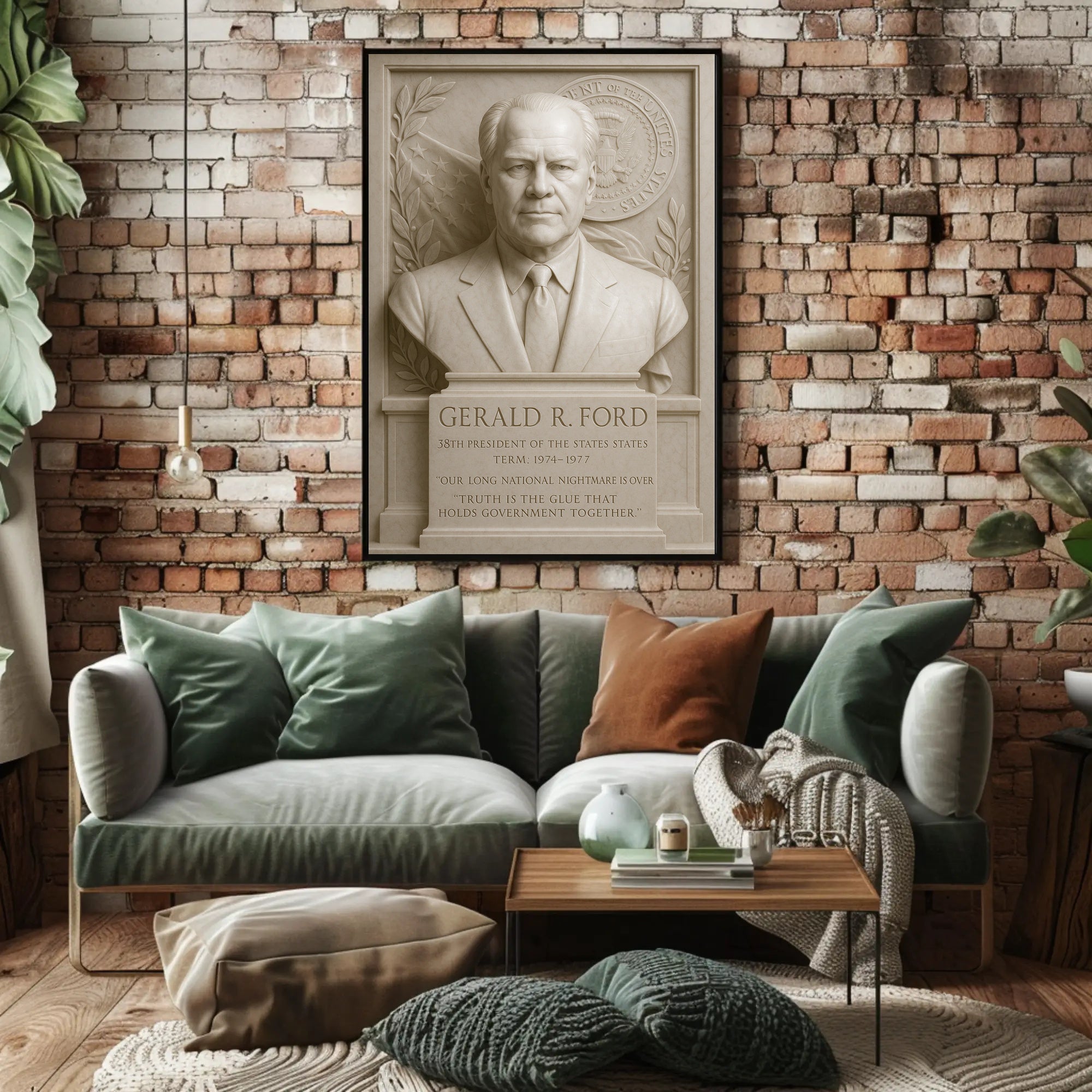 Gerald R. Ford 38th President Poster PosterGoat