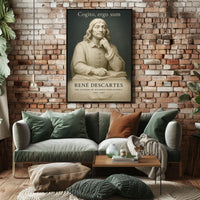 René Descartes The Father of Modern Philosophy Poster