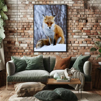 Winter Fox Poster