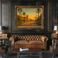 Chandler Travel Poster with Historic Charm
