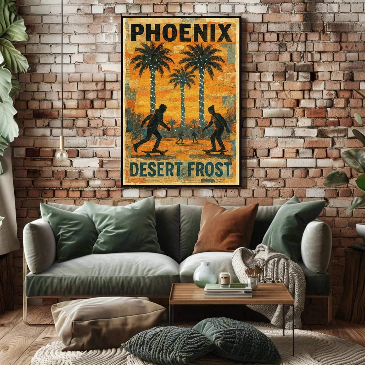 Phoenix Desert Frost Poster