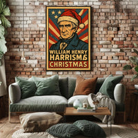 William Henry Harrison Christmas Poster