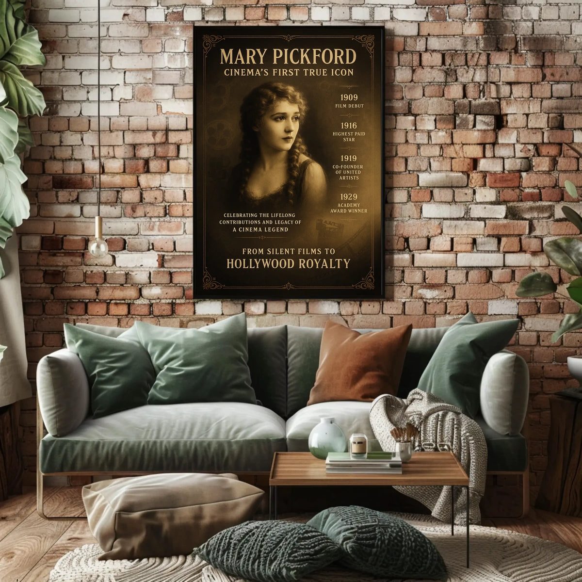 Mary Pickford Cinemas First True Icon Poster