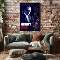 Henry's Mystical Magic Show Vintage Artistic Poster