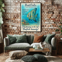 Batfish Salt Water Wonder Poster