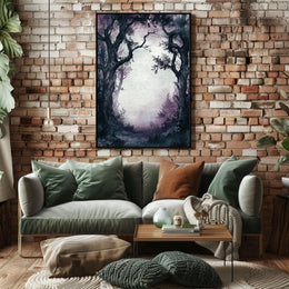 Mystical Forest Wonderland Art Print National Park Poster