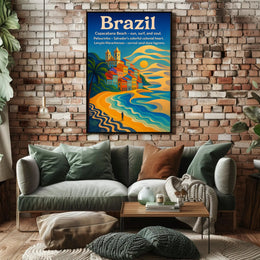 Discover Brazil Poster
