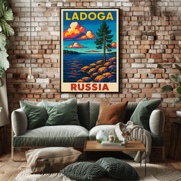 Ladoga, Russia Poster
