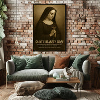 Saint Elizabeth Rose Poster