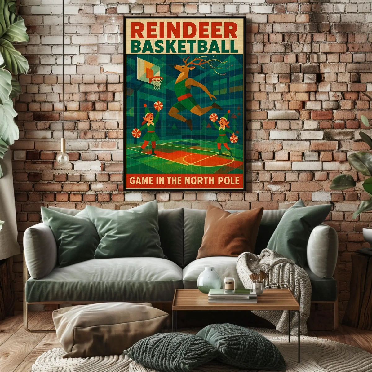 Reindeer Basketball Extravaganza Poster