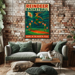 Reindeer Basketball Extravaganza Poster
