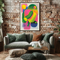 Vibrant Abstract Composition Poster