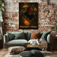Phantom of the Opera Gothic Mystery Art Poster