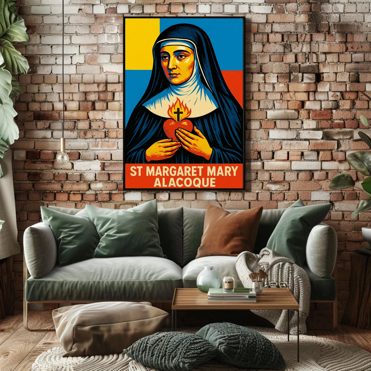 St. Margaret Mary Alacoque Poster