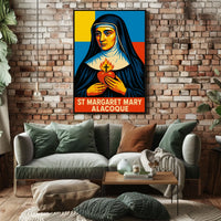 St. Margaret Mary Alacoque Poster