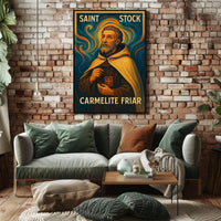 Saint Simon Stock Carmelite Friar Poster
