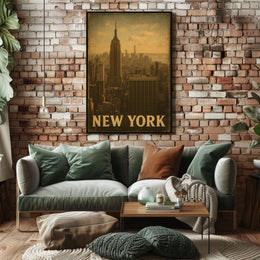 New York City Skyline Poster