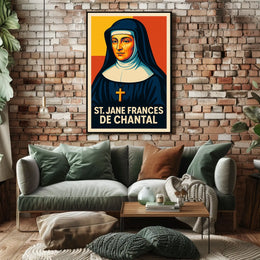 St. Jane Frances de Chantal Poster