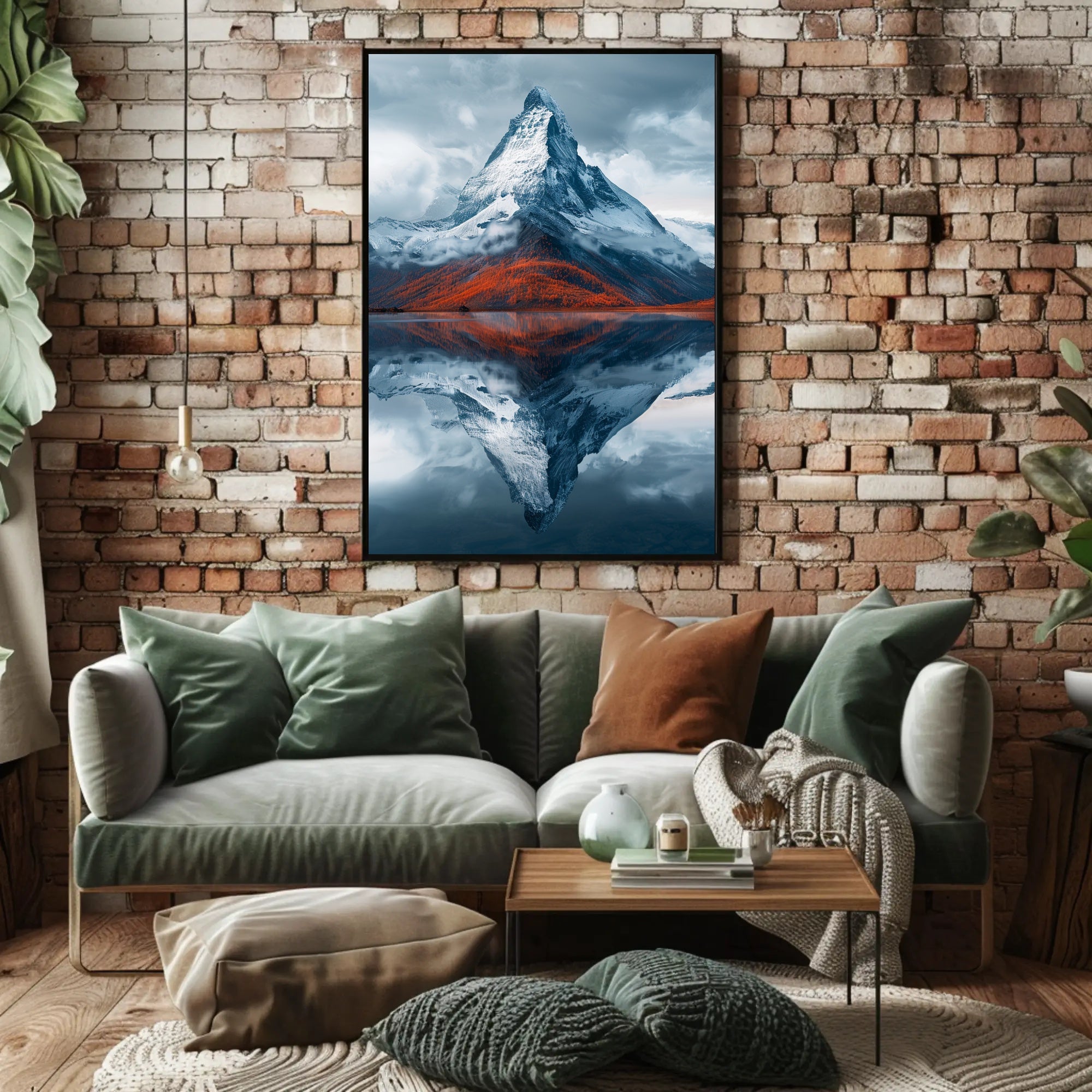 Alpine Majesty: Photorealistic National Park Poster PosterGoat