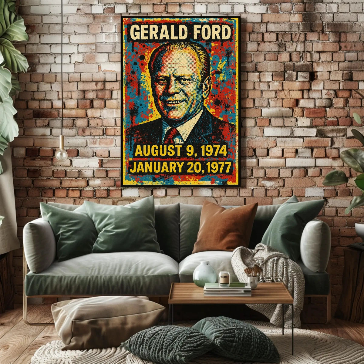 Gerald Ford Presidential Tenure Poster